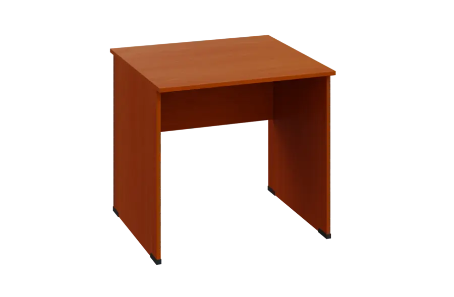 EPL 18 - 8 stůl kancelářský, dřevěná podnož, deska 18 mm, široký 800 mm, třešeň šumavská